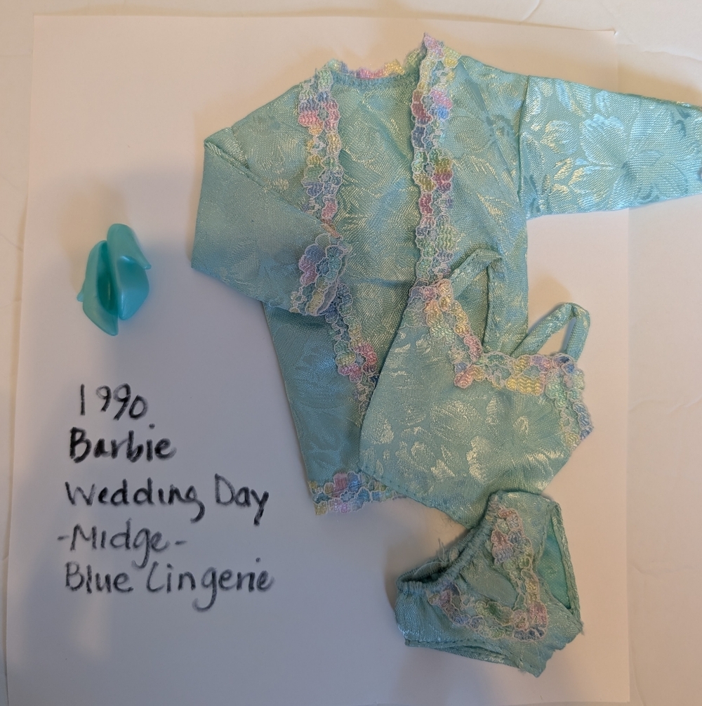 Barbie Wedding Day "Midge" Blue Lingerie 1990